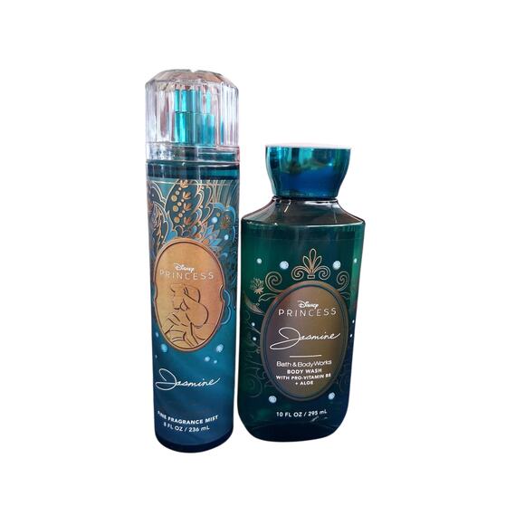 Limited Edition Disney Princess Jasime 2pcs Set Body Mist & Body Wash Feminine - Picture 4 of 4